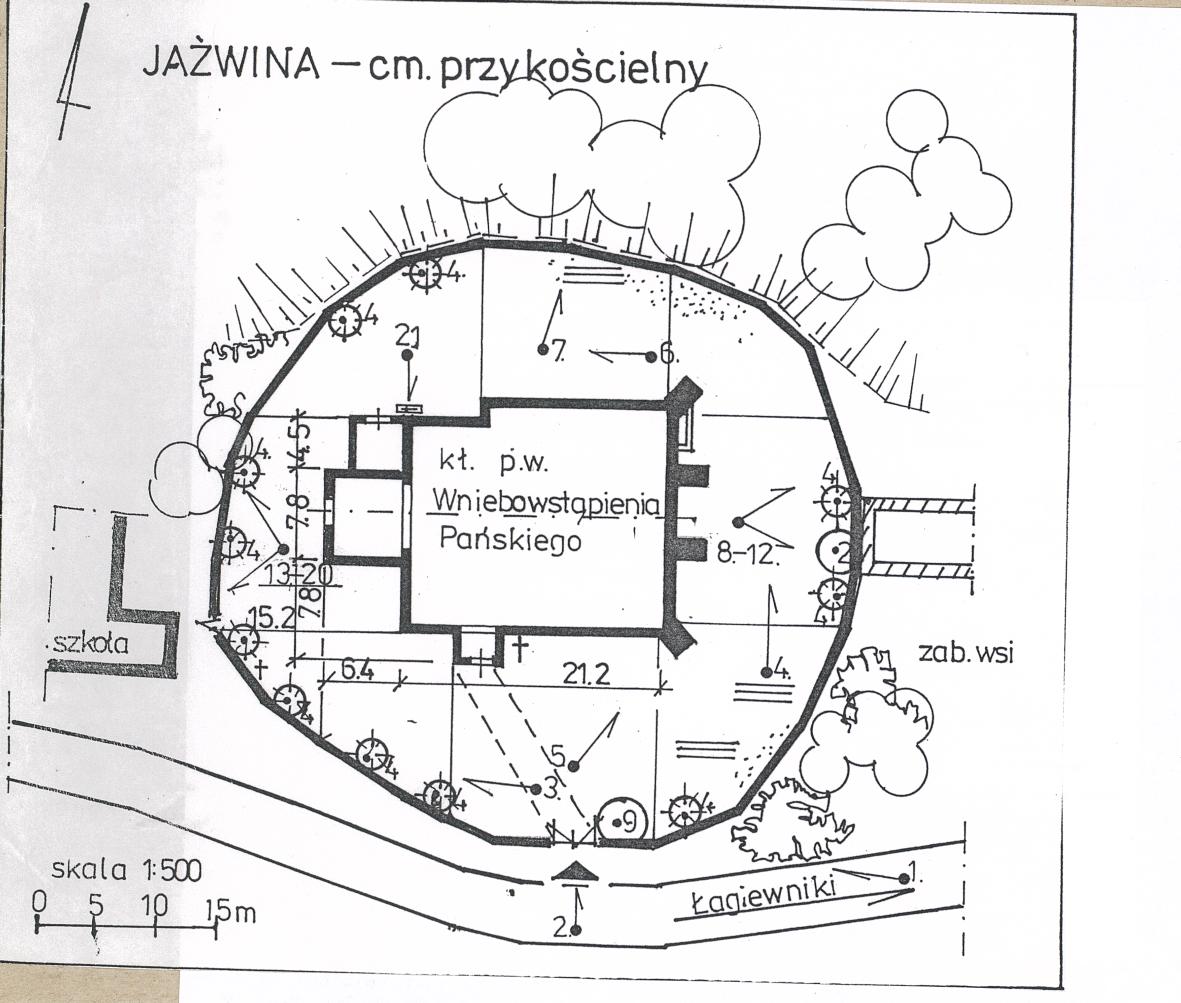 Karta cmentarza, skan nr 3