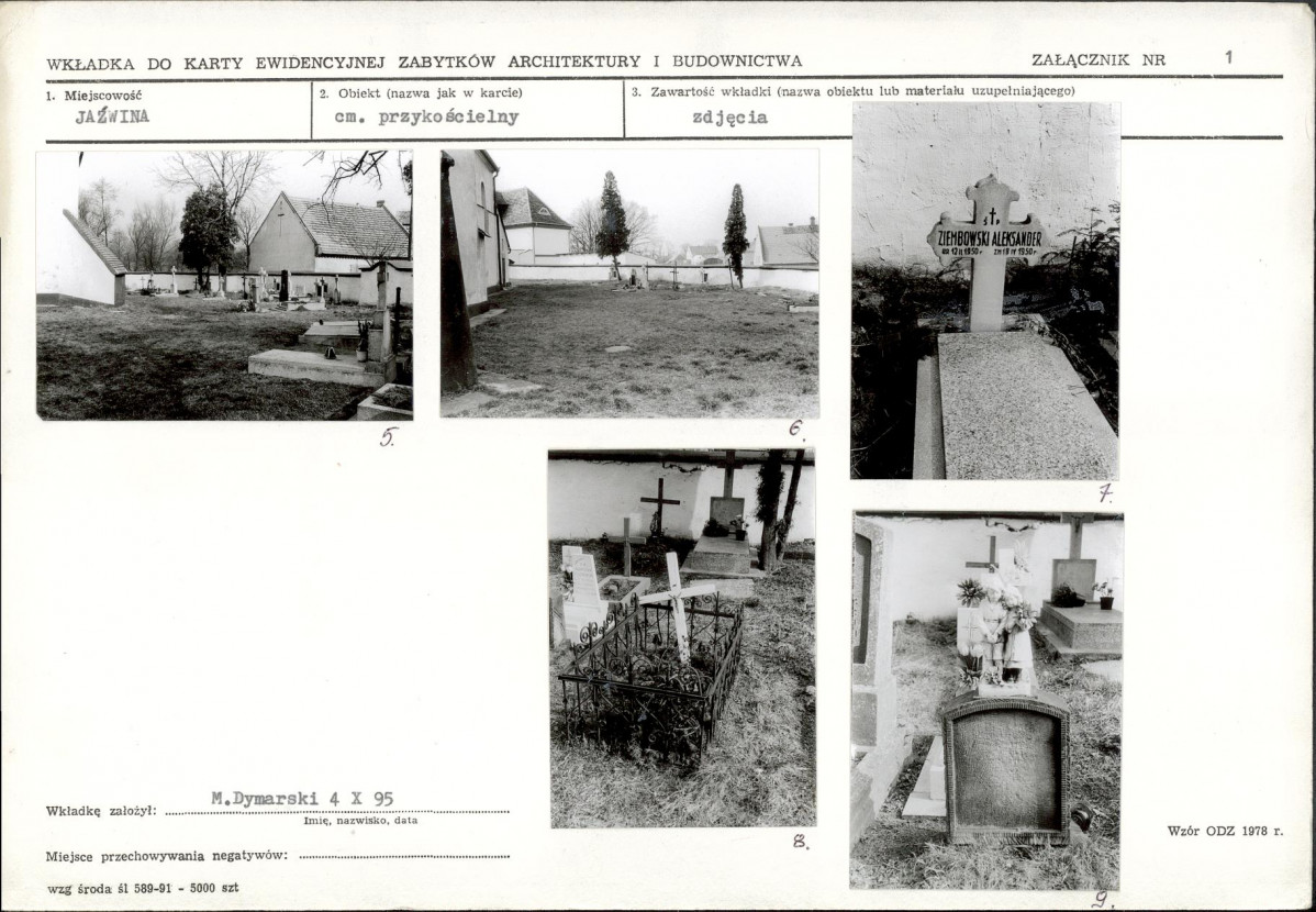Karta cmentarza, skan nr 6