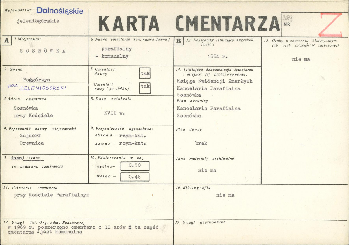 Karta cmentarza, skan nr 1