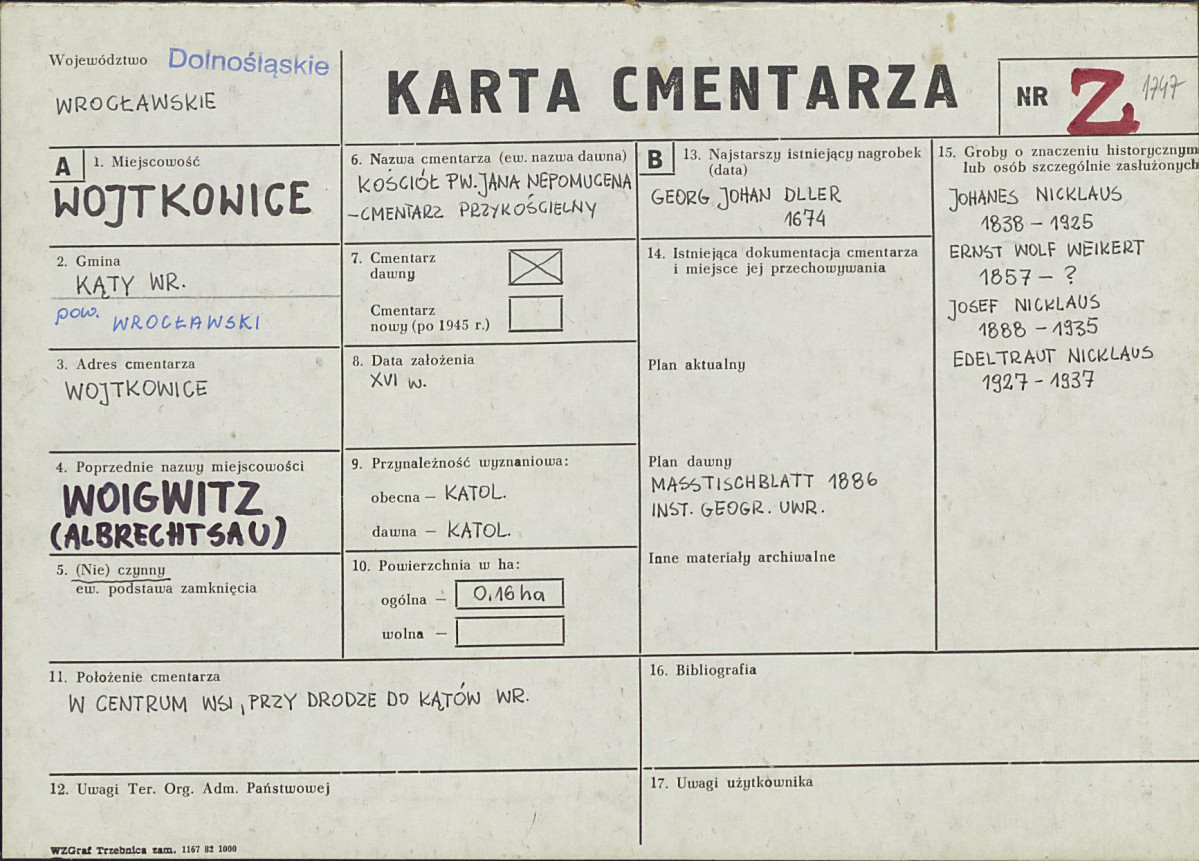 Karta cmentarza, skan nr 1
