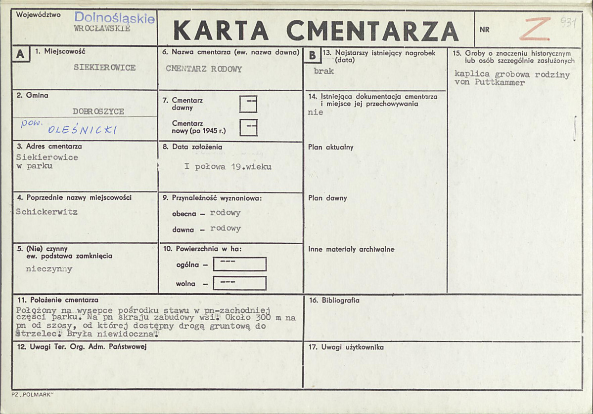 Karta cmentarza, skan nr 1