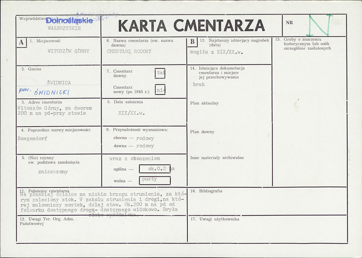 Karta cmentarza, skan nr 1