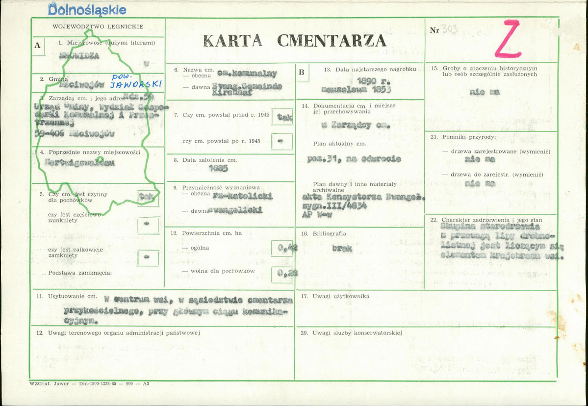 Karta cmentarza, skan nr 1