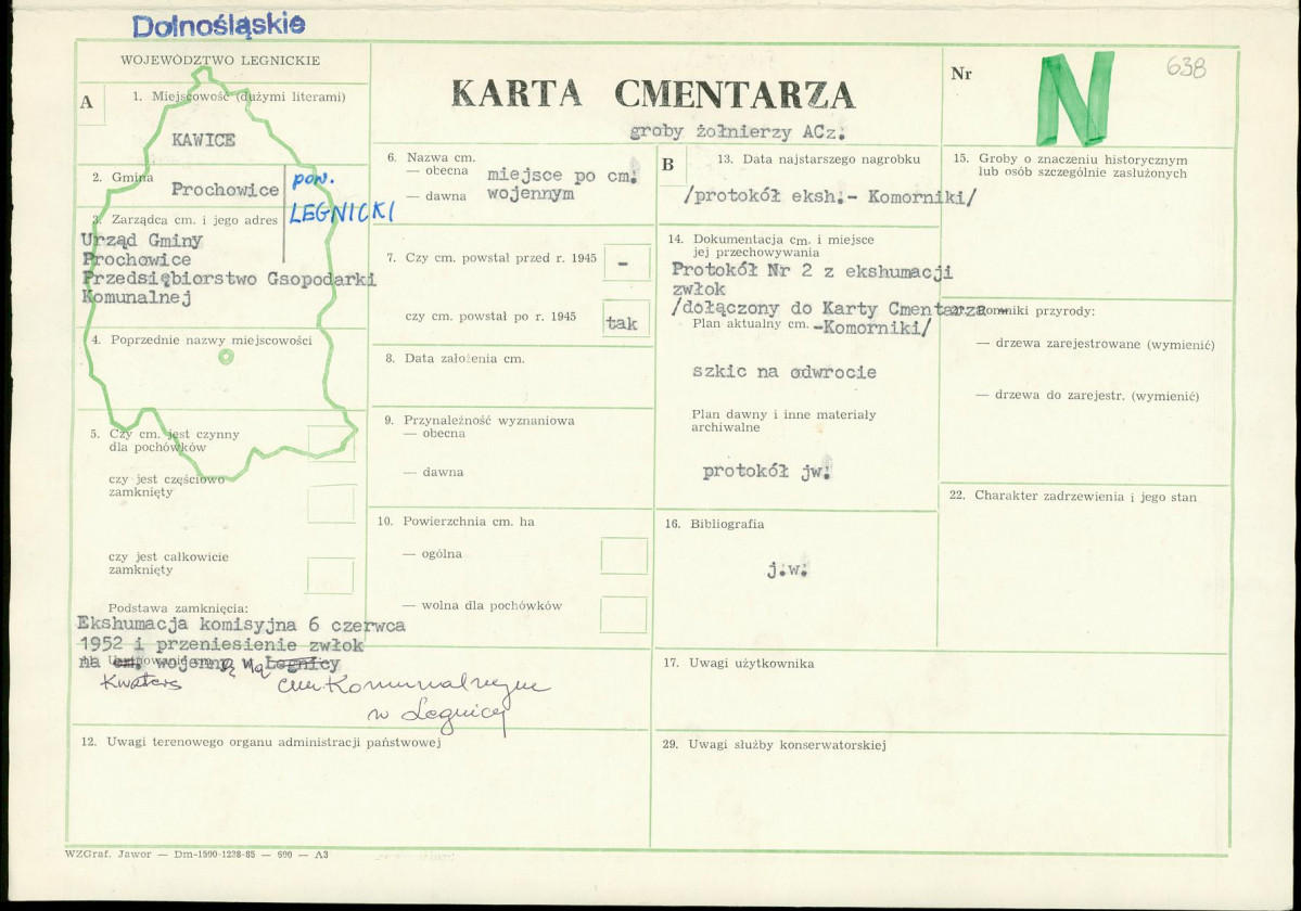 Karta cmentarza, skan nr 1