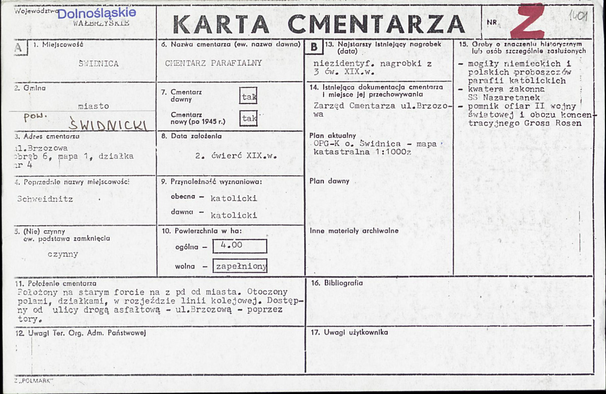 Karta cmentarza, skan nr 1