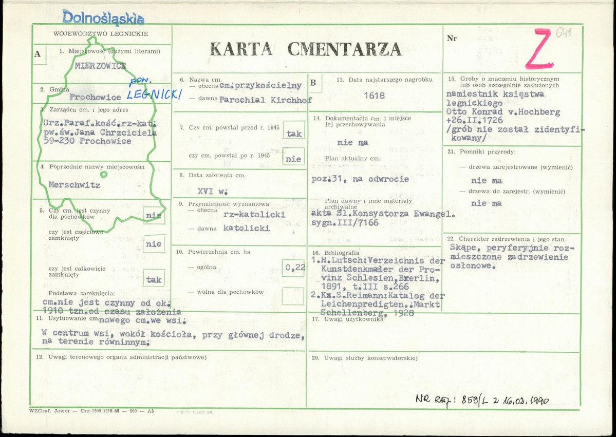 Karta cmentarza, skan nr 1
