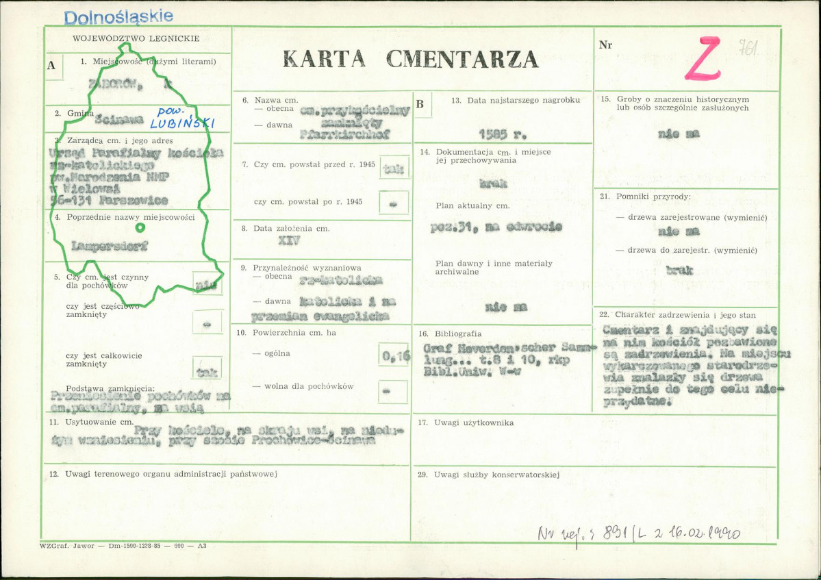 Karta cmentarza, skan nr 1