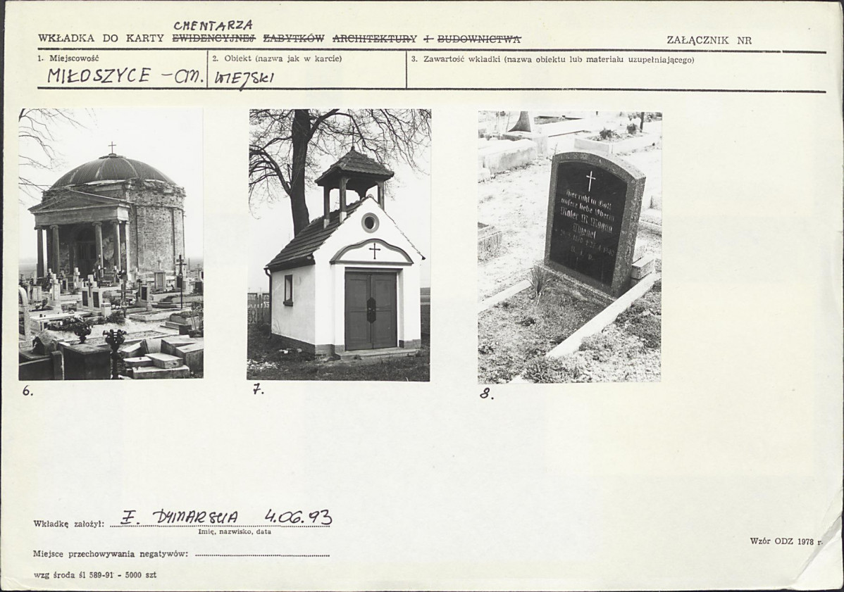 Karta cmentarza, skan nr 6