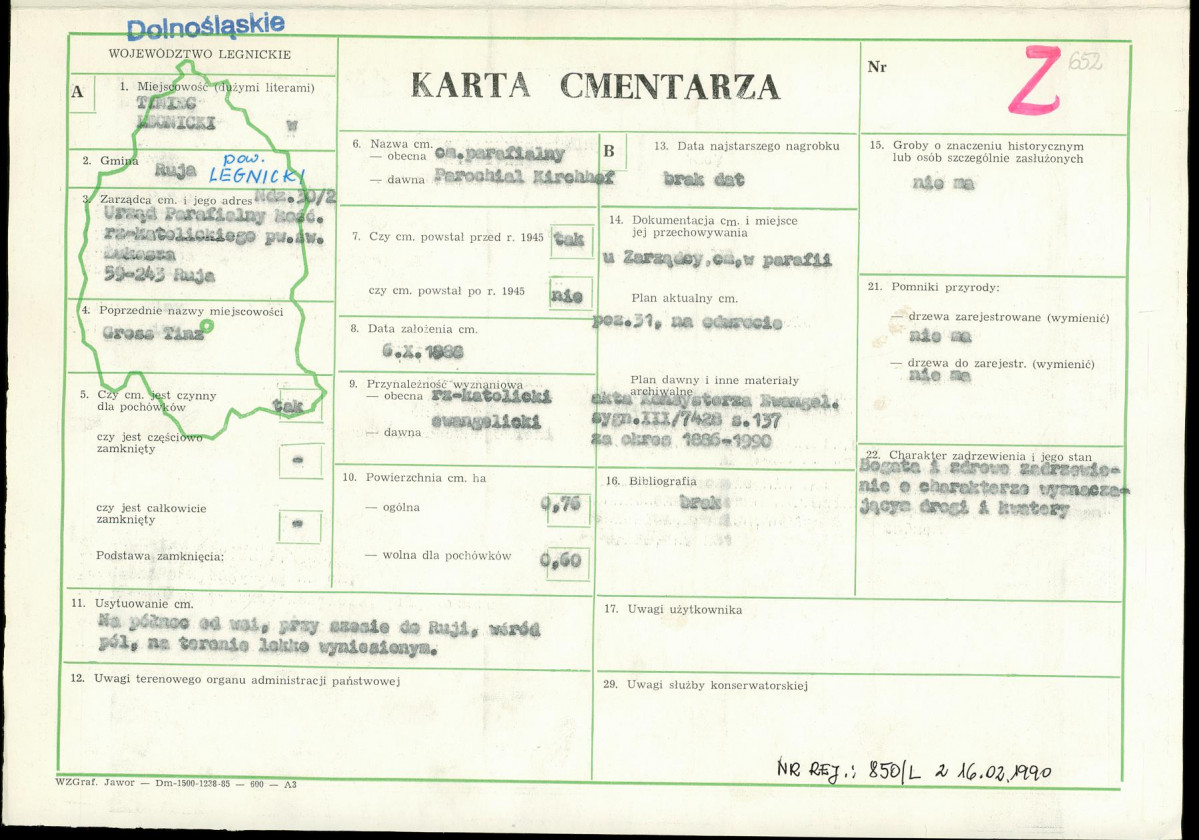 Karta cmentarza, skan nr 1