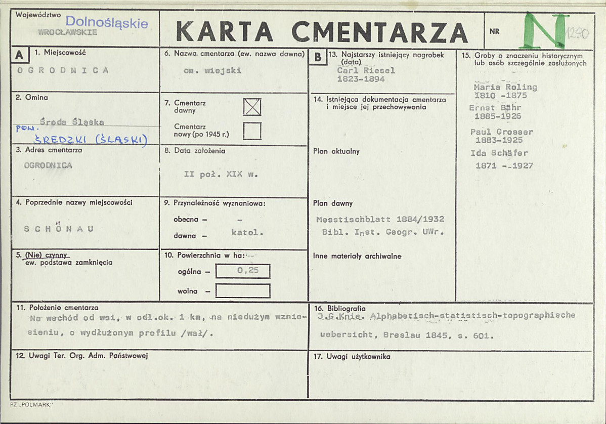 Karta cmentarza, skan nr 1