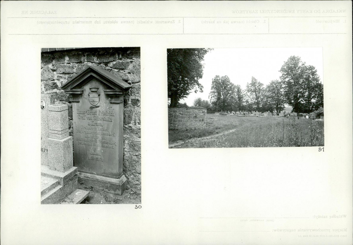 Karta cmentarza, skan nr 14