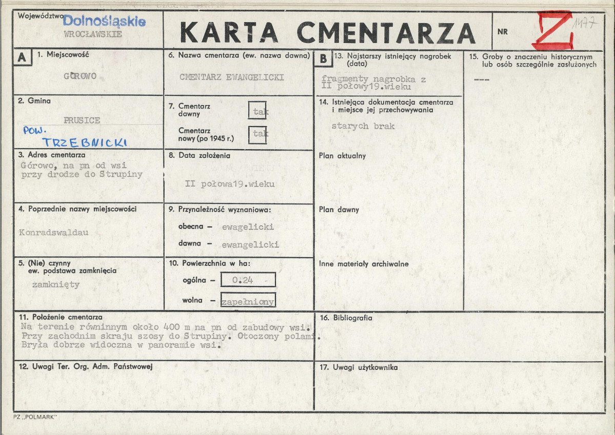 Karta cmentarza, skan nr 1