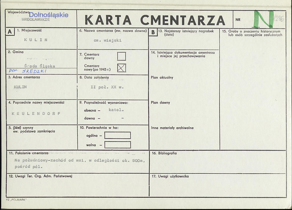 Karta cmentarza, skan nr 1