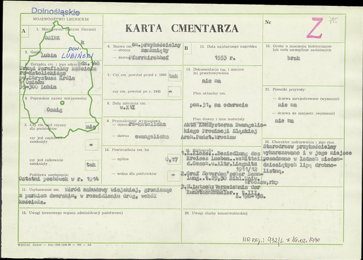 Karta cmentarza, skan nr 1