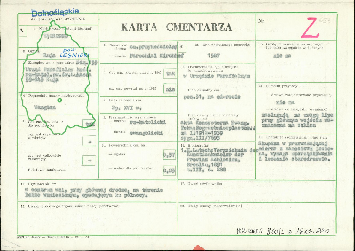 Karta cmentarza, skan nr 1
