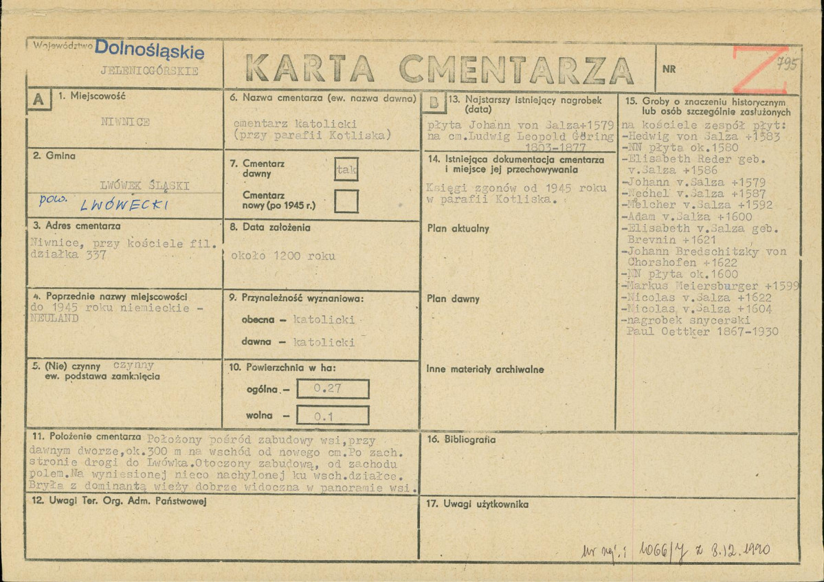 Karta cmentarza, skan nr 1
