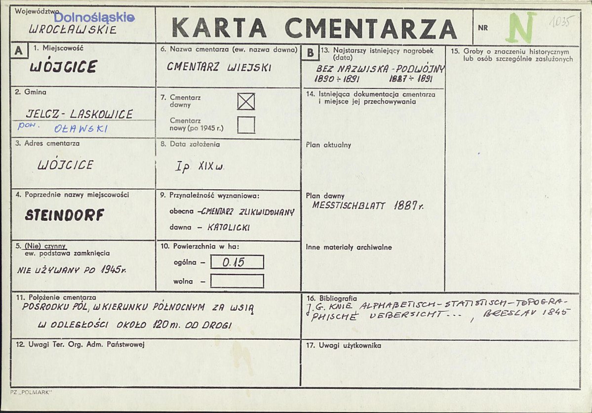 Karta cmentarza, skan nr 1