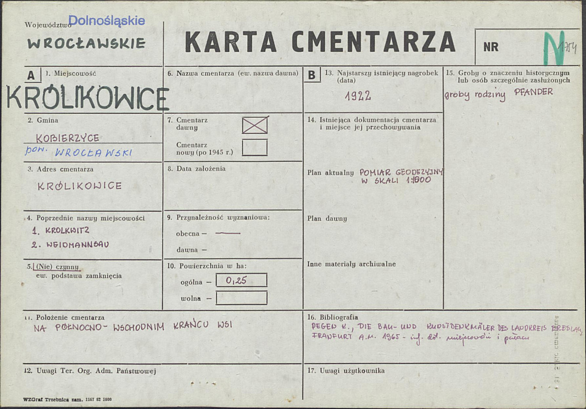Karta cmentarza, skan nr 1