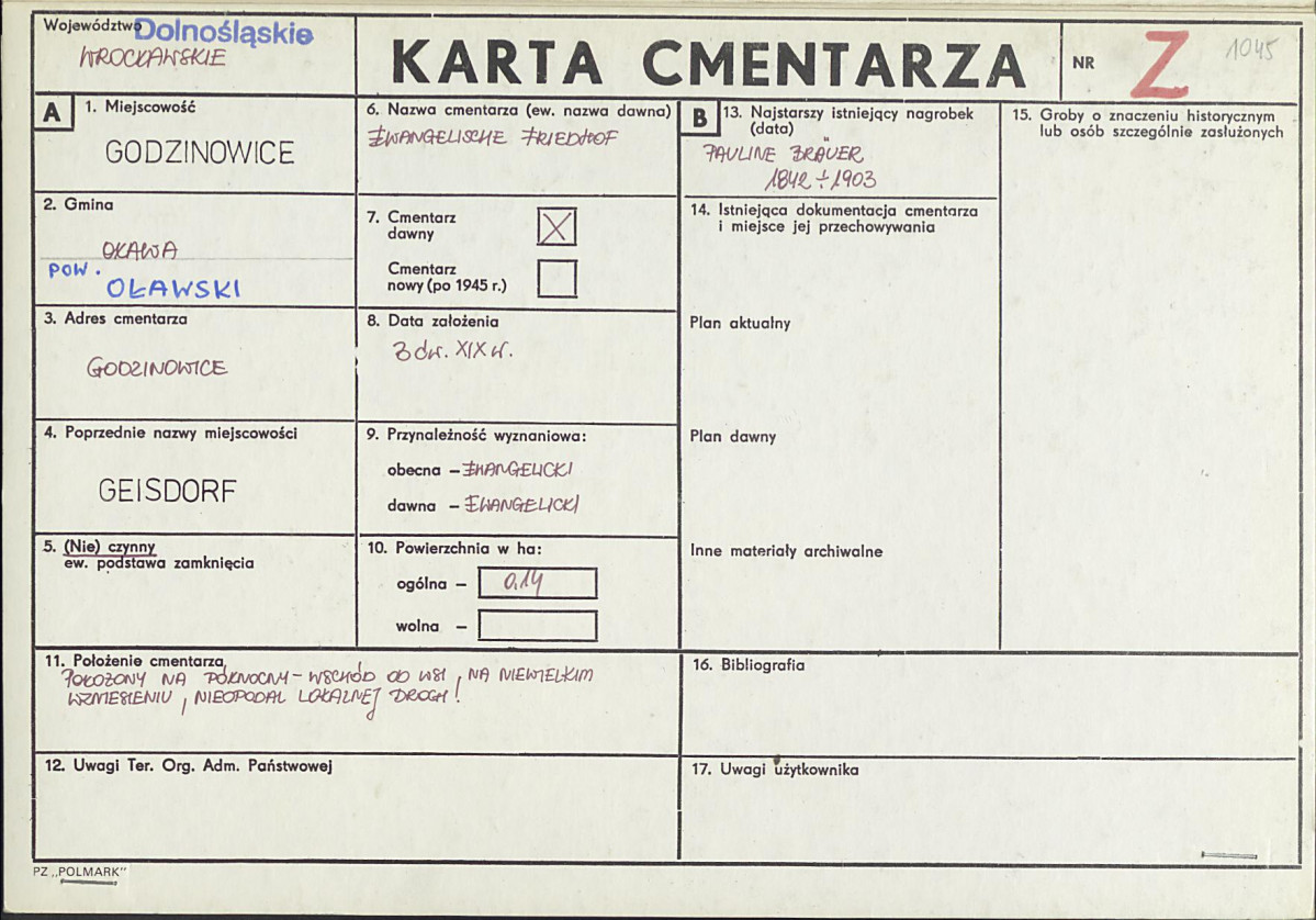 Karta cmentarza, skan nr 1