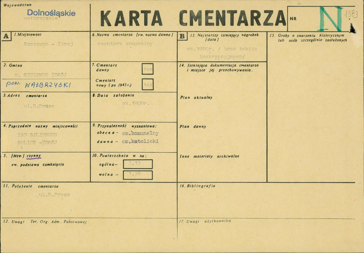 Karta cmentarza, skan nr 1