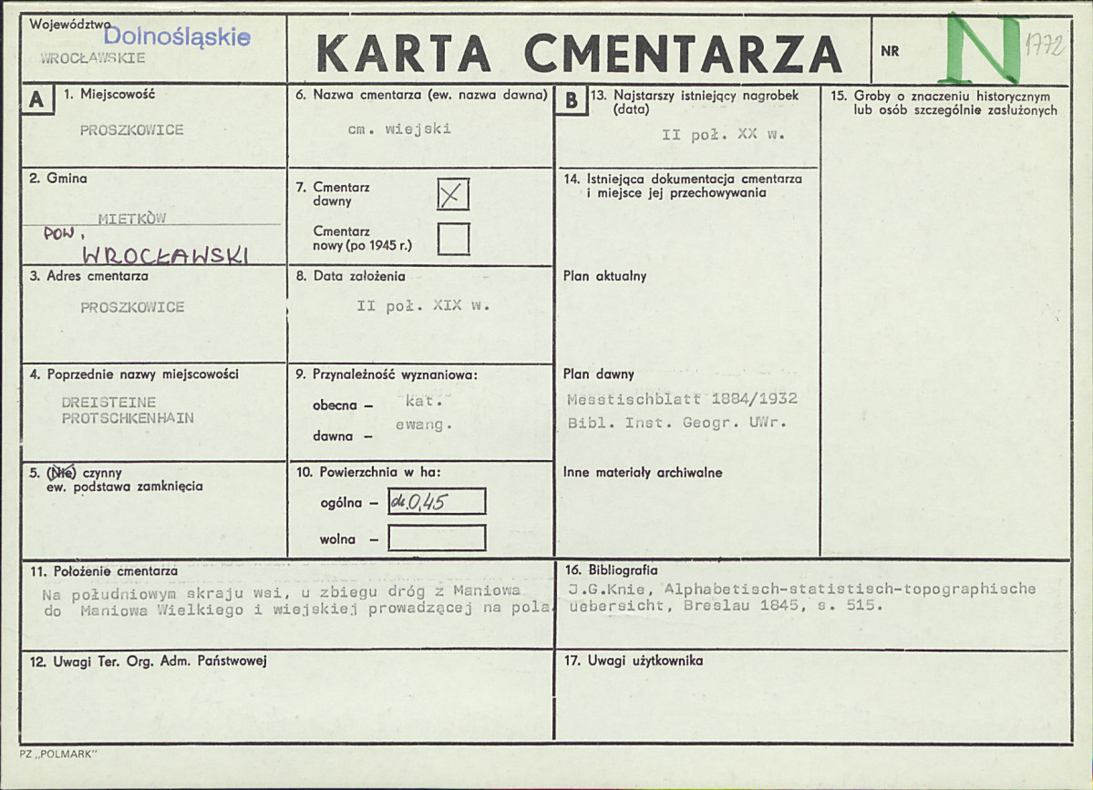 Karta cmentarza, skan nr 1