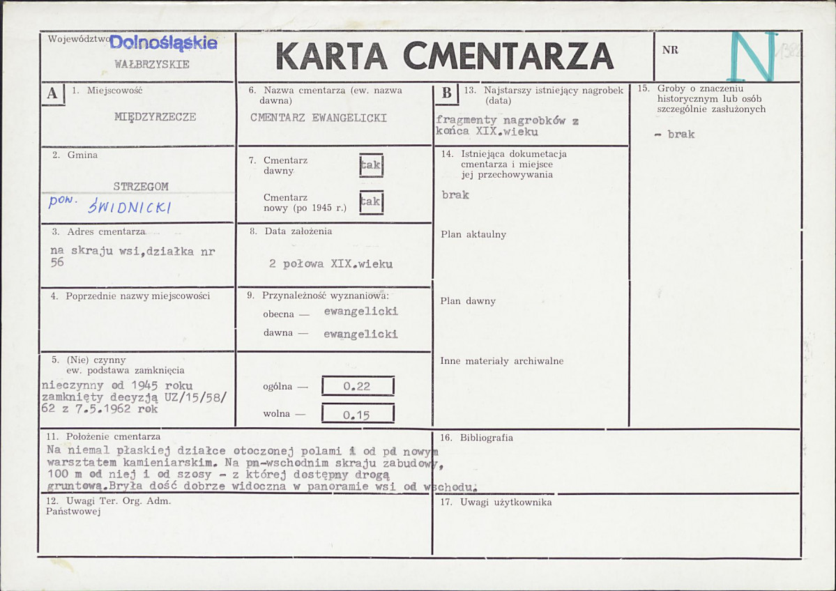Karta cmentarza, skan nr 1