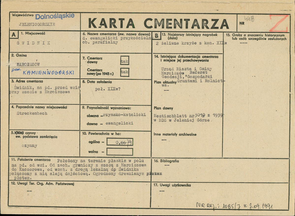 Karta cmentarza, skan nr 1