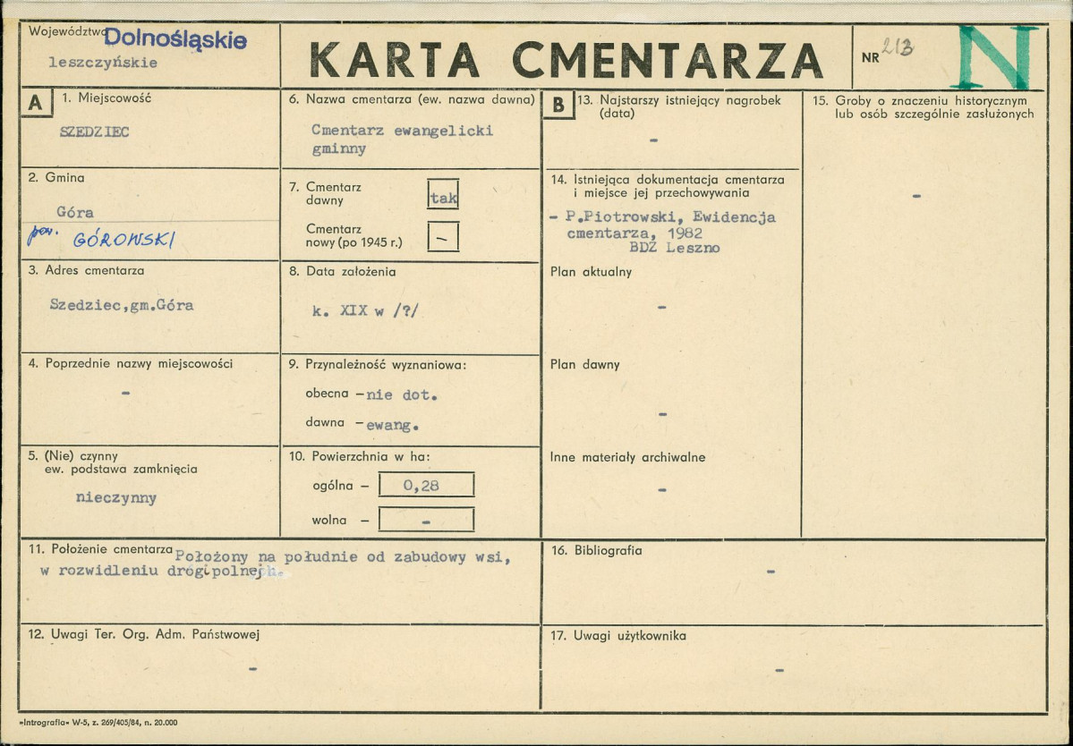 Karta cmentarza, skan nr 1