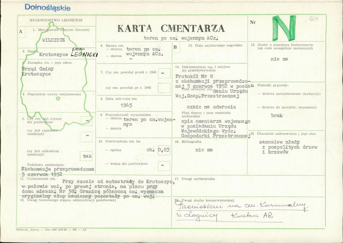 Karta cmentarza, skan nr 1