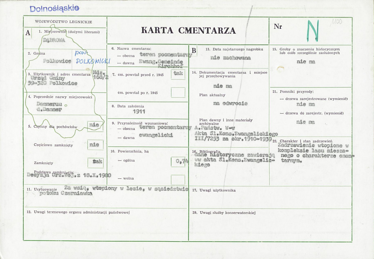 Karta cmentarza, skan nr 1