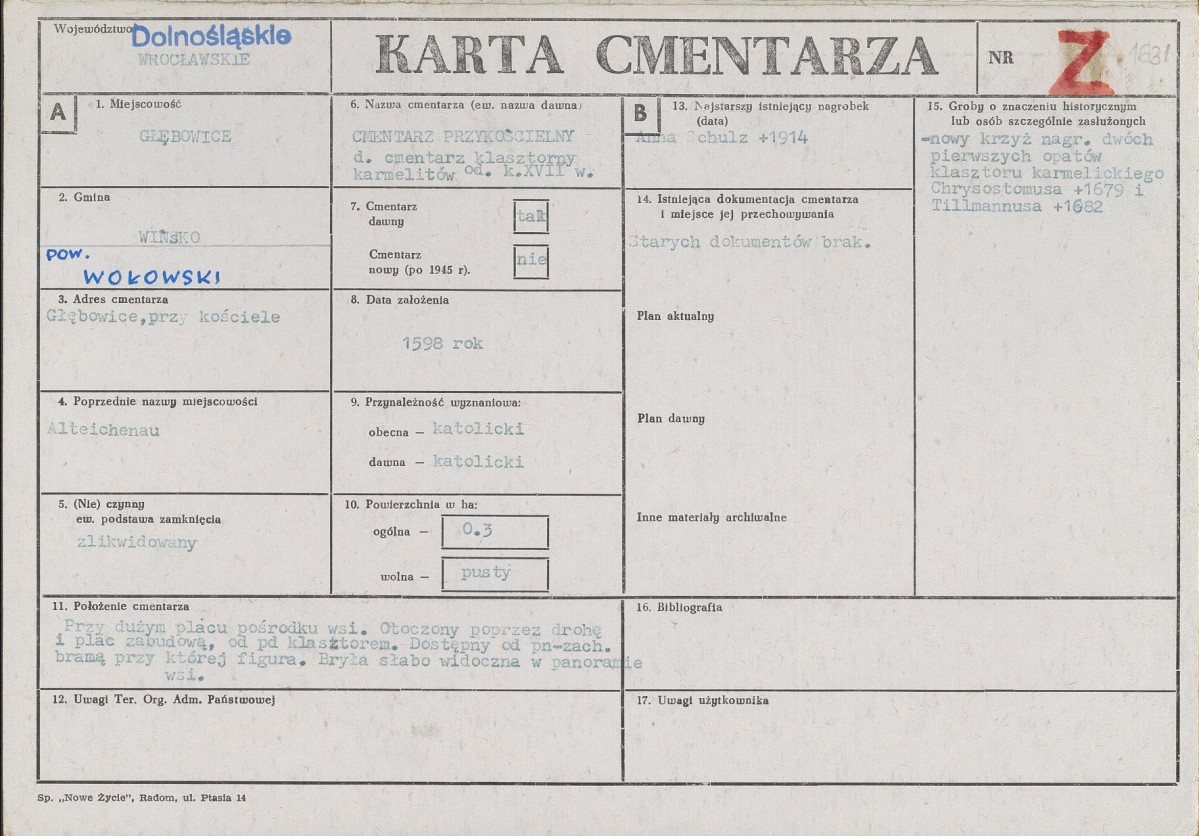 Karta cmentarza, skan nr 1