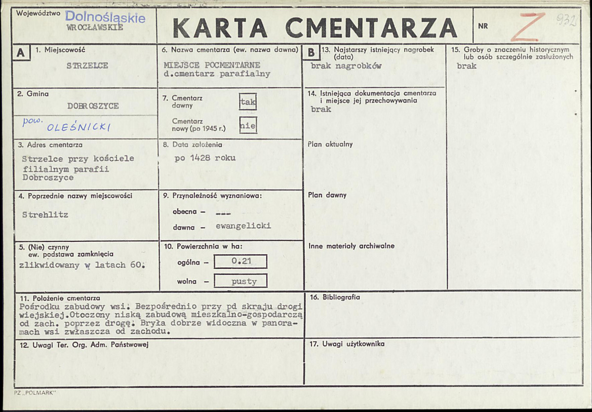 Karta cmentarza, skan nr 1