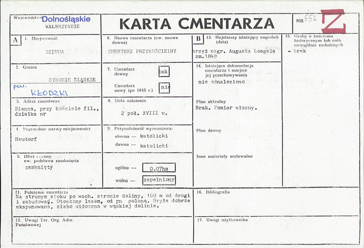 Karta cmentarza, skan nr 1