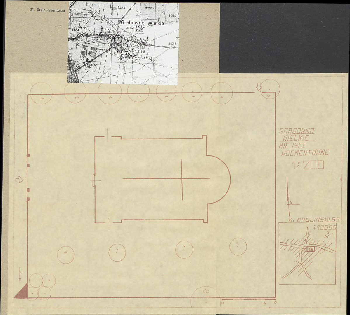 Karta cmentarza, skan nr 3