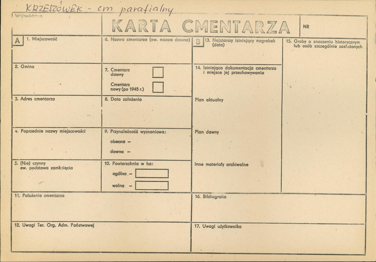 Karta cmentarza, skan nr 6