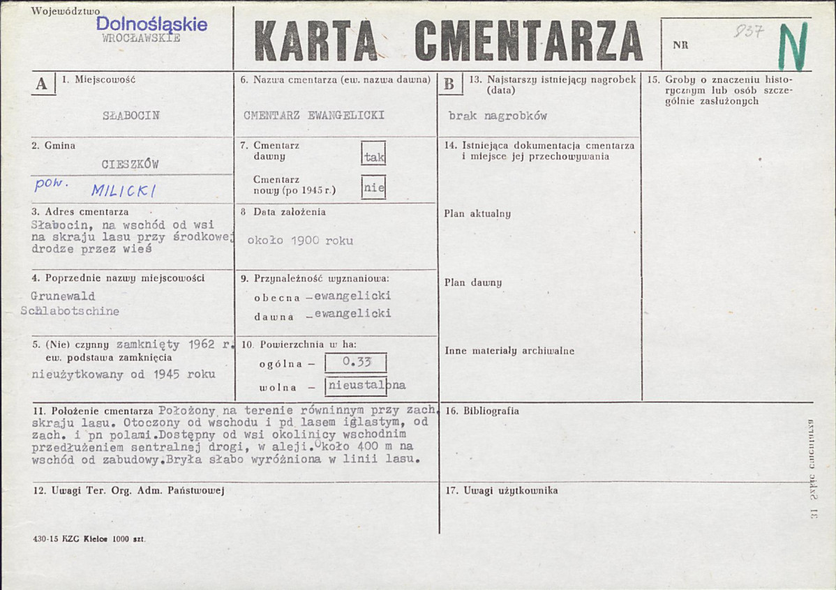 Karta cmentarza, skan nr 1