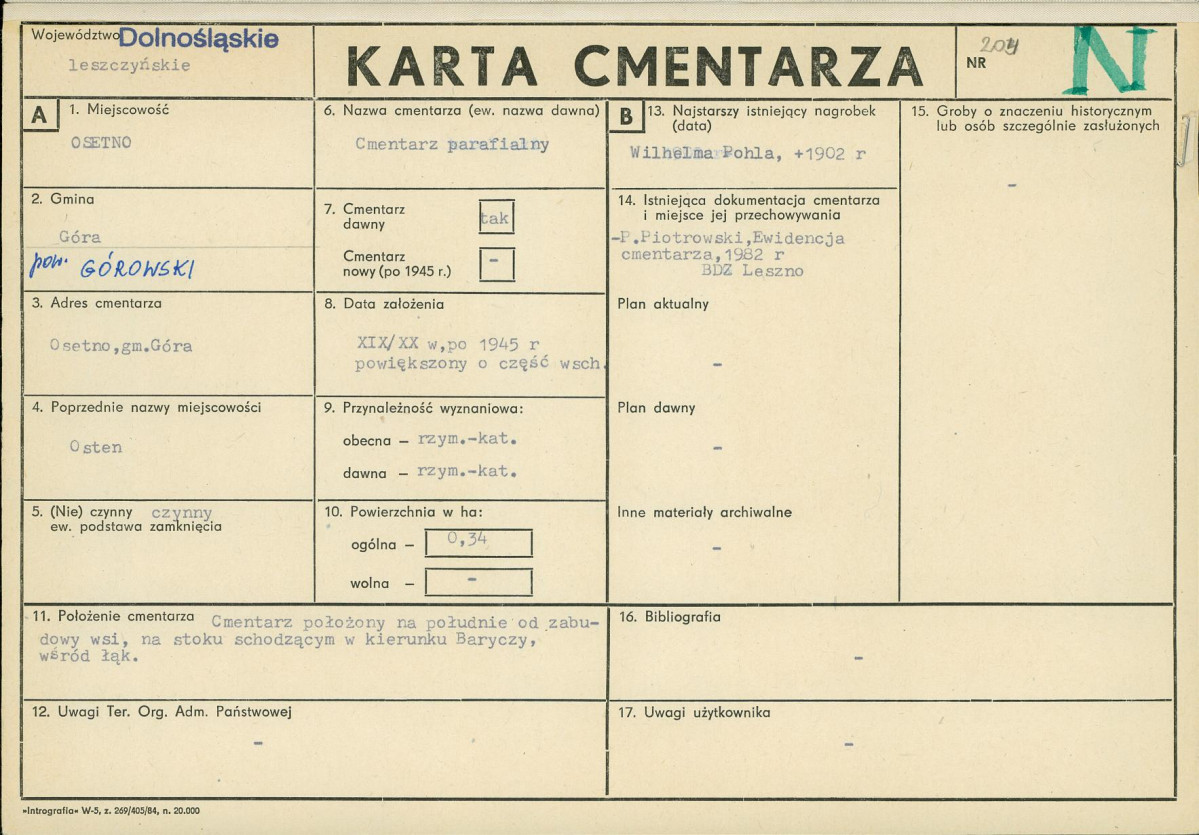 Karta cmentarza, skan nr 1