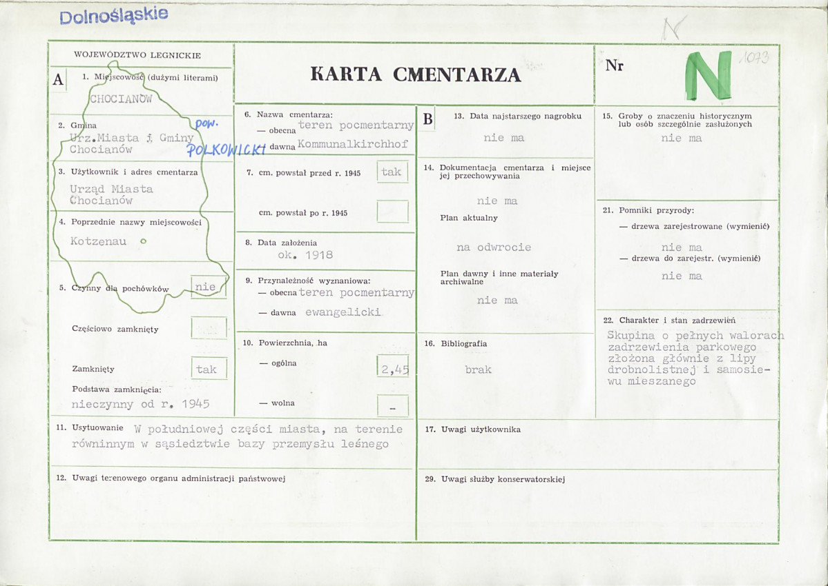 Karta cmentarza, skan nr 1