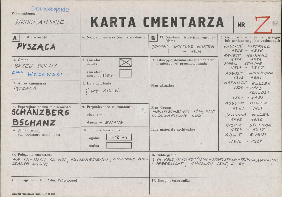 Karta cmentarza, skan nr 1