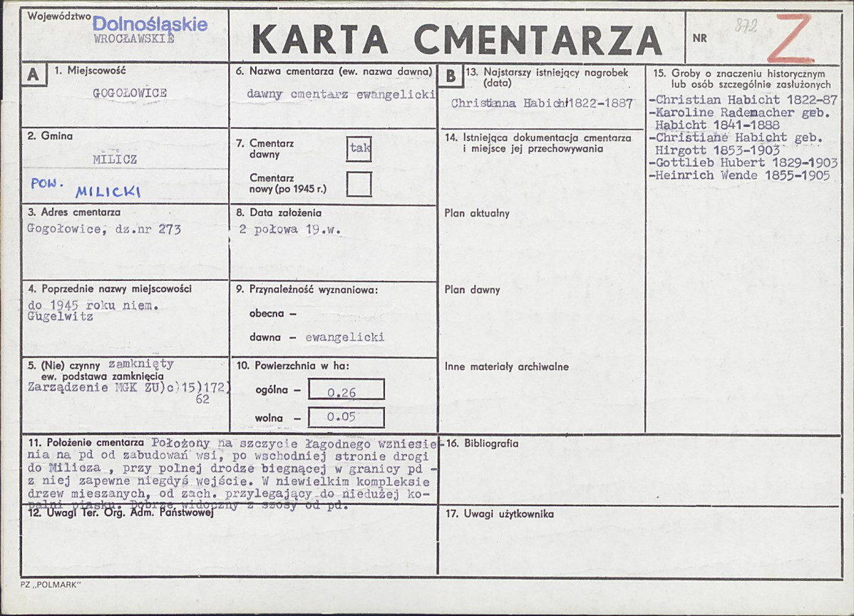 Karta cmentarza, skan nr 1