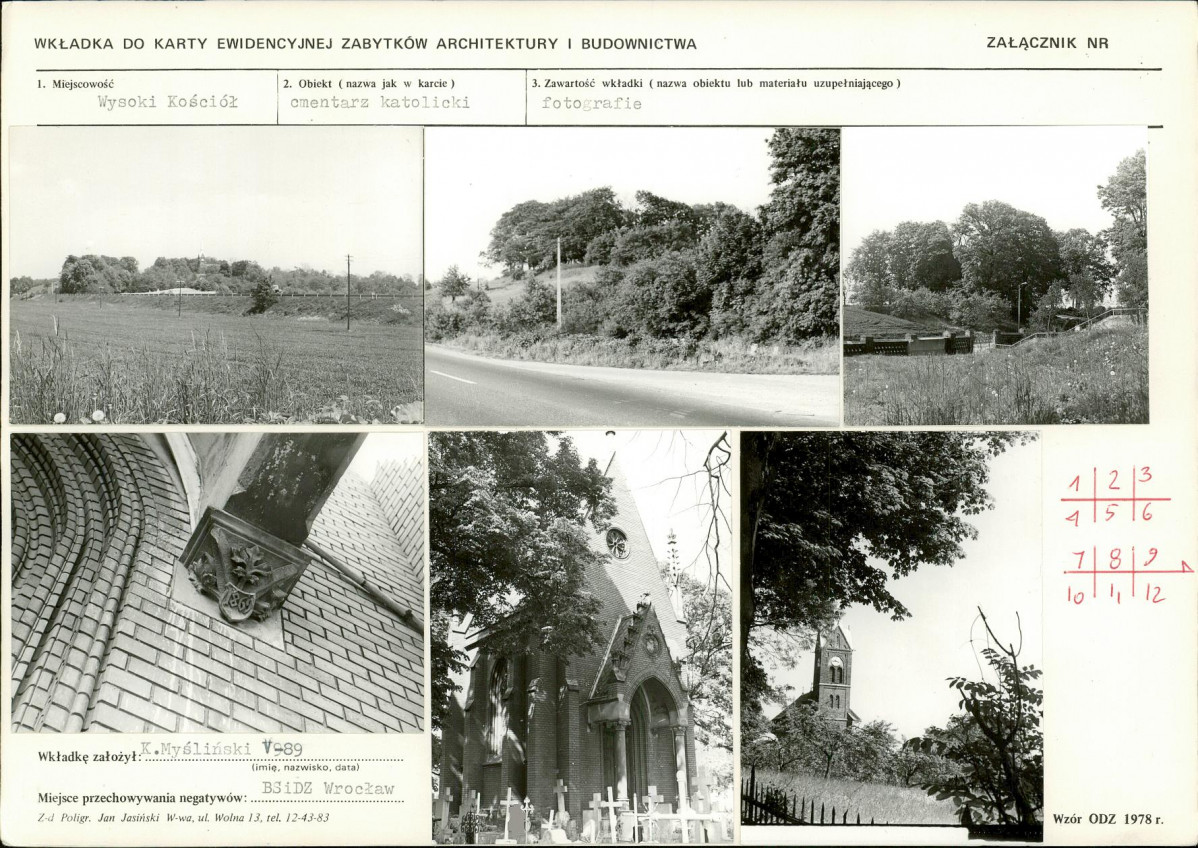 Karta cmentarza, skan nr 5