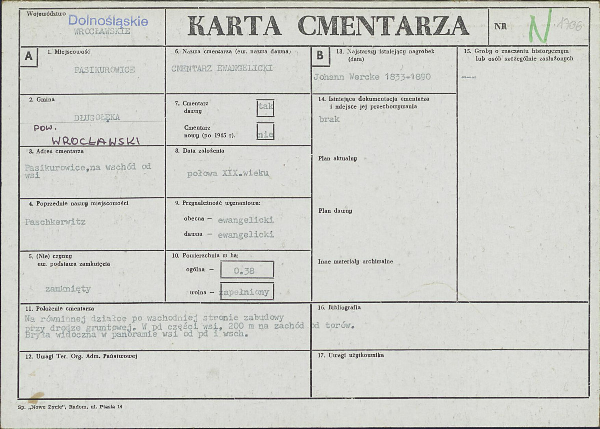 Karta cmentarza, skan nr 1
