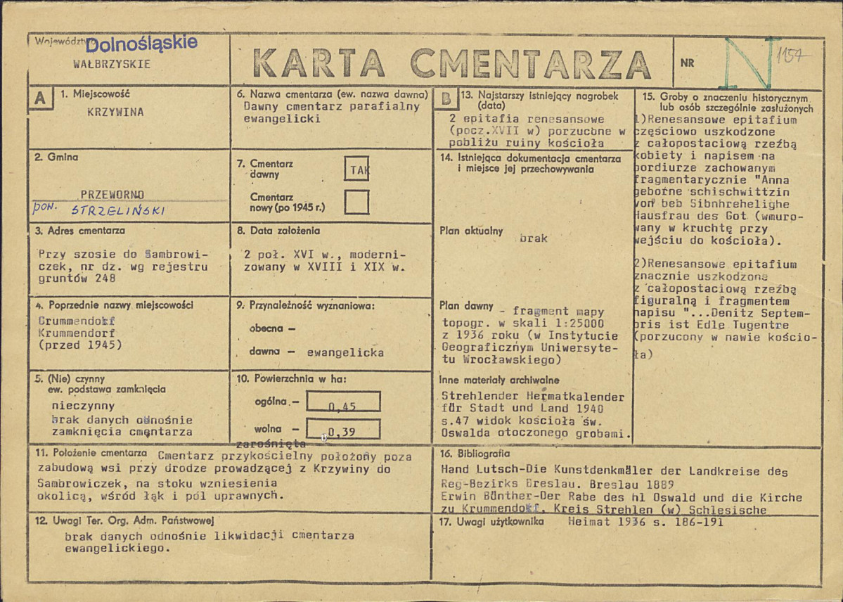 Karta cmentarza, skan nr 1