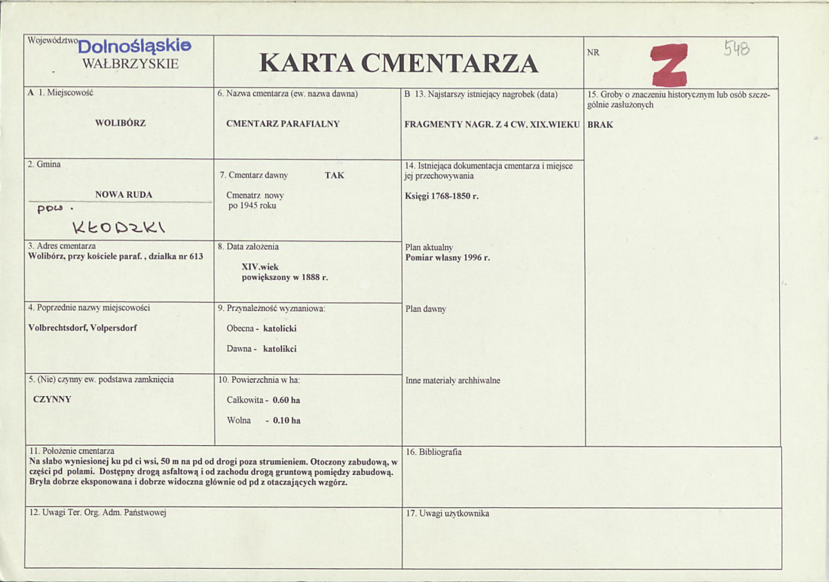 Karta cmentarza, skan nr 1