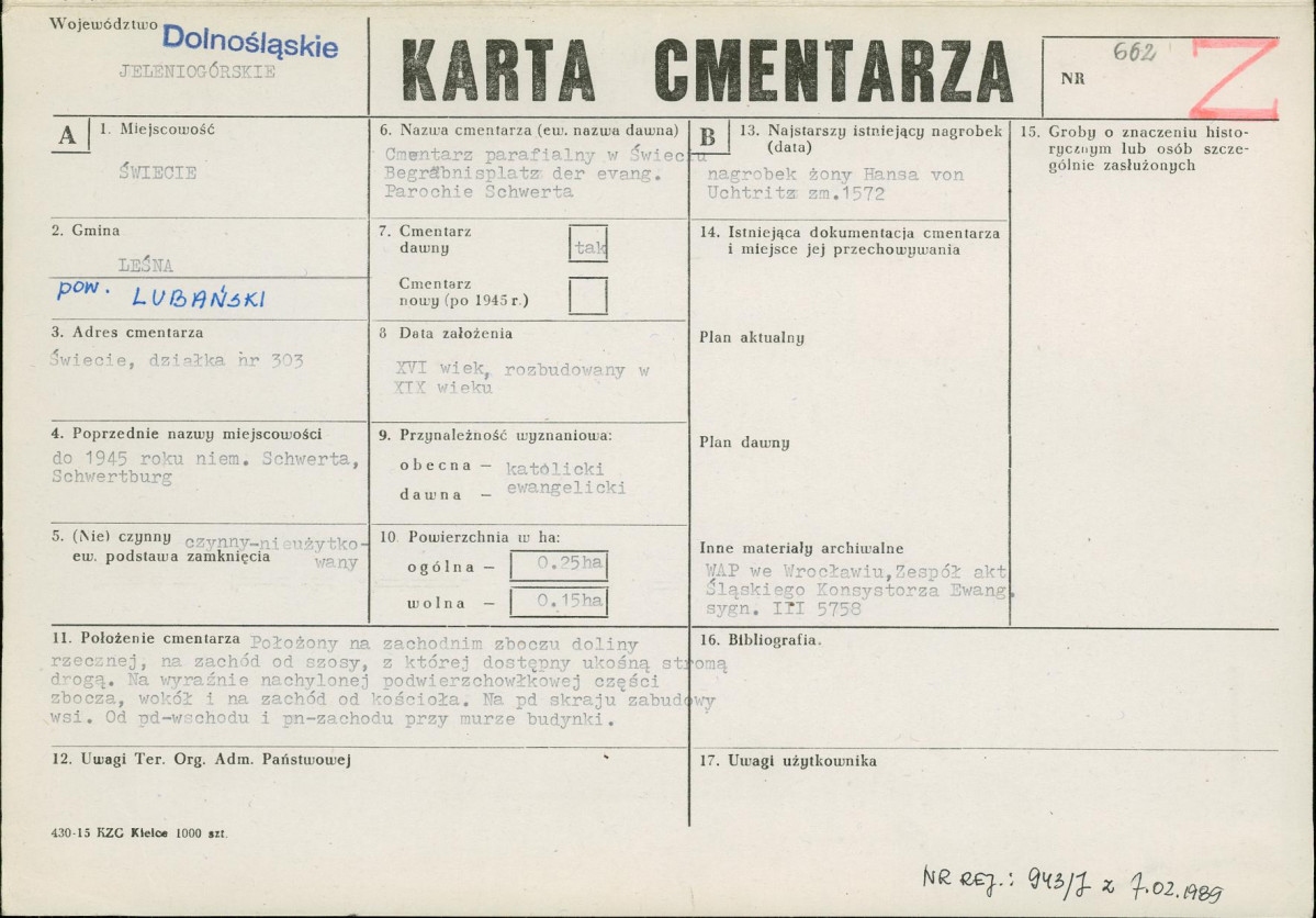 Karta cmentarza, skan nr 1