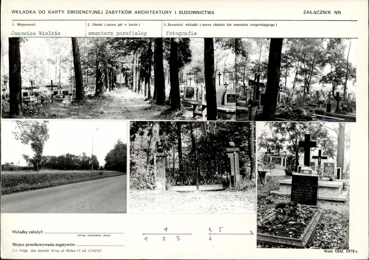 Karta cmentarza, skan nr 5