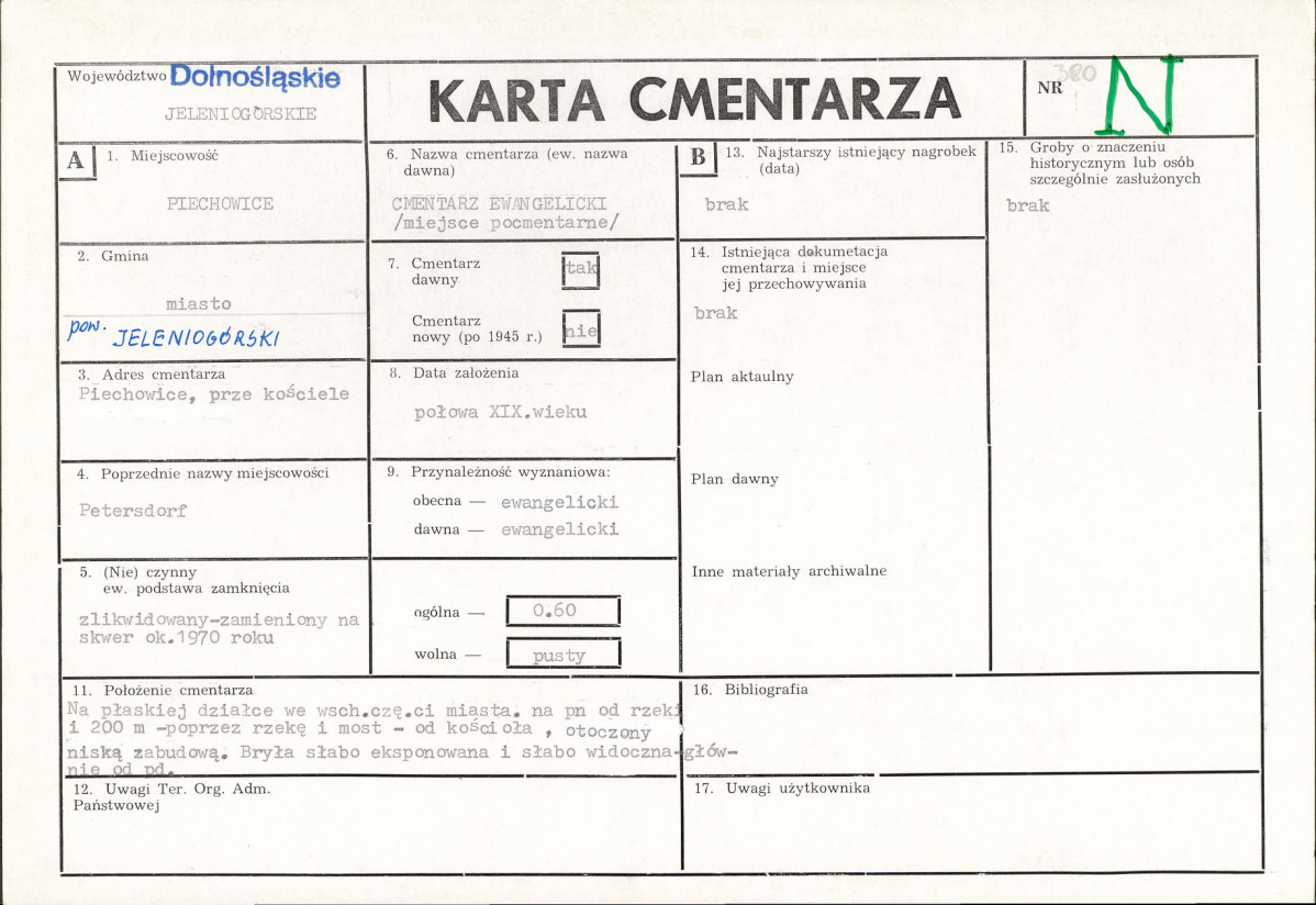 Karta cmentarza, skan nr 1