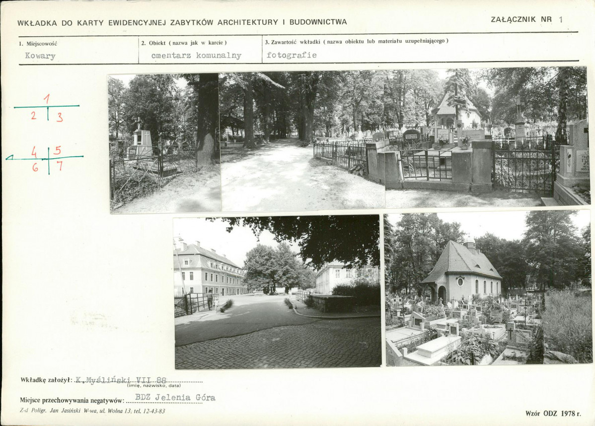 Karta cmentarza, skan nr 6