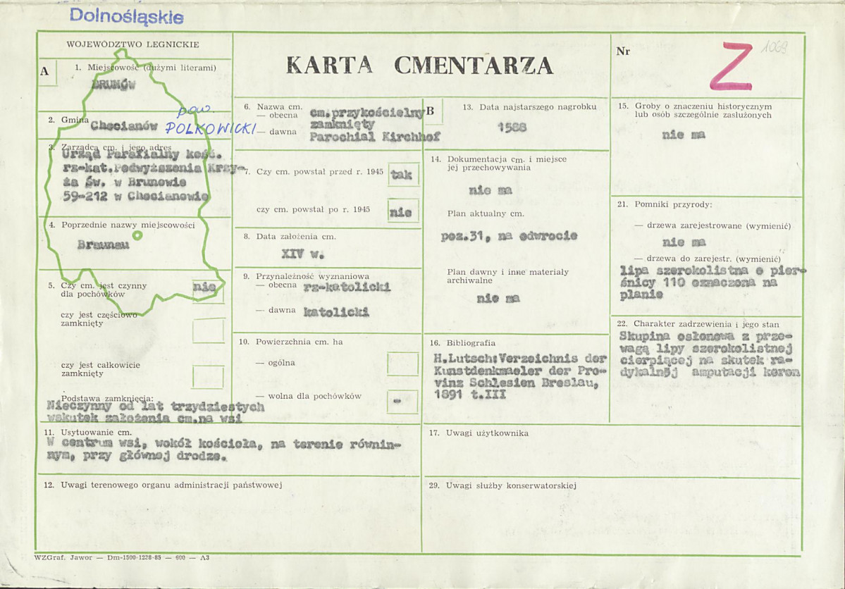 Karta cmentarza, skan nr 1