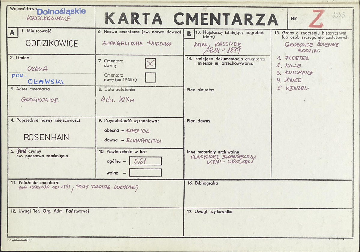 Karta cmentarza, skan nr 1
